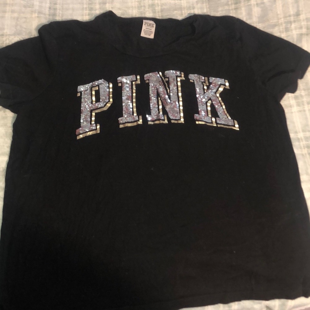 PINK sequin top